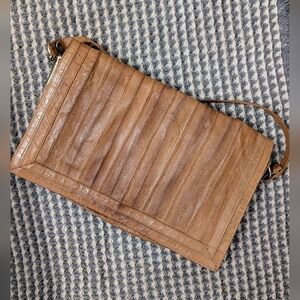 Genuine Eel Skin Clutch/Crossbody
